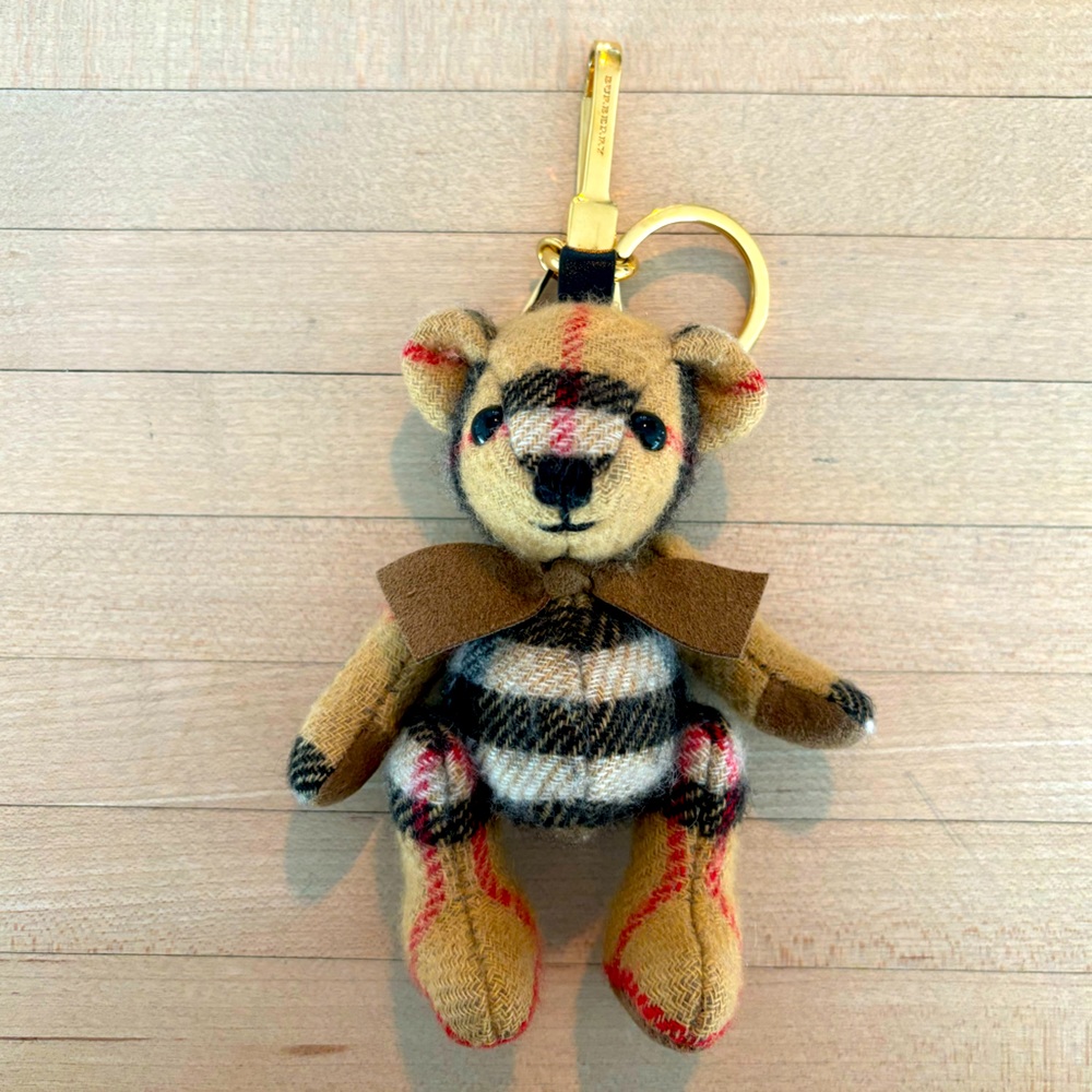 Burberry Bear Beige Bow Tie Thomas Keychain
